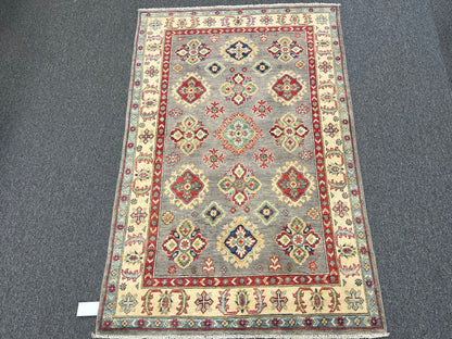 4X6 Kazak Handmade Wool Rug # 13667