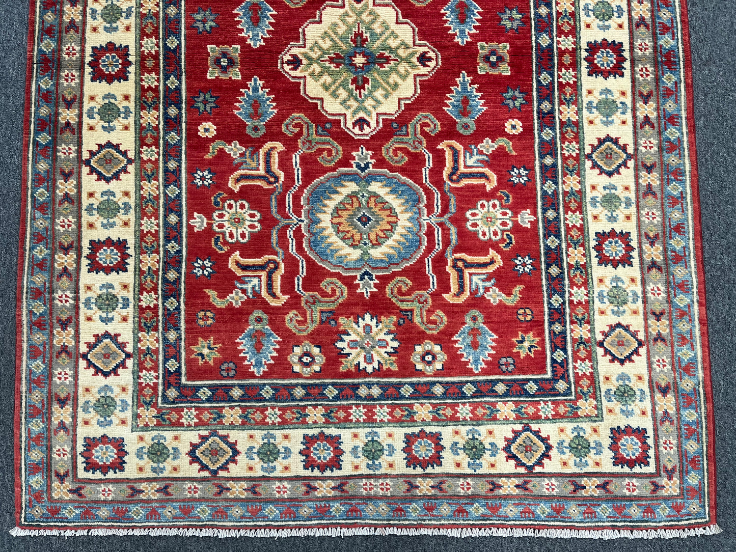 4X6 Kazak Handmade Wool Rug # 13601