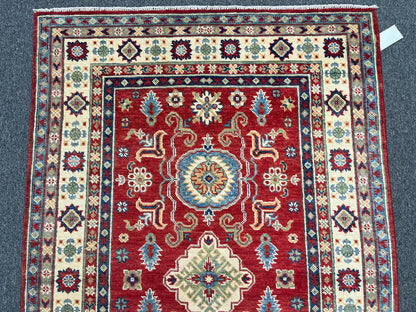 4X6 Kazak Handmade Wool Rug # 13601