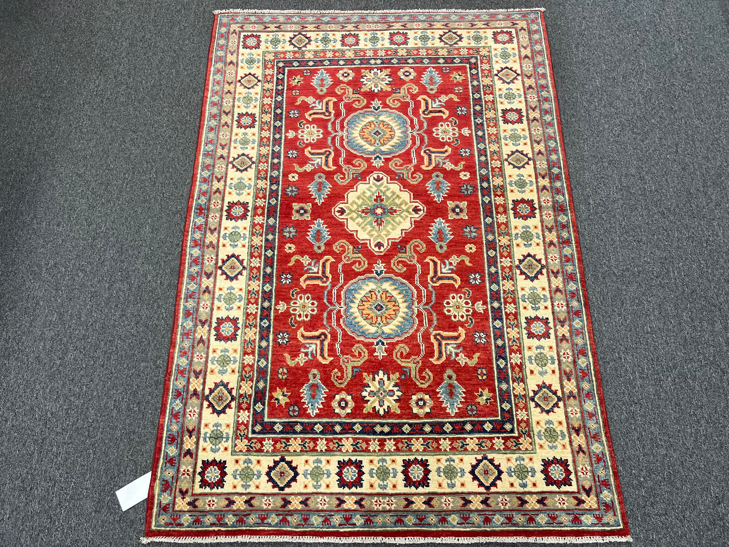 4X6 Kazak Handmade Wool Rug # 13601