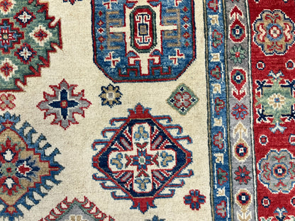 5 X 8 Fıne Kazak Handmade Wool Rug # 13835