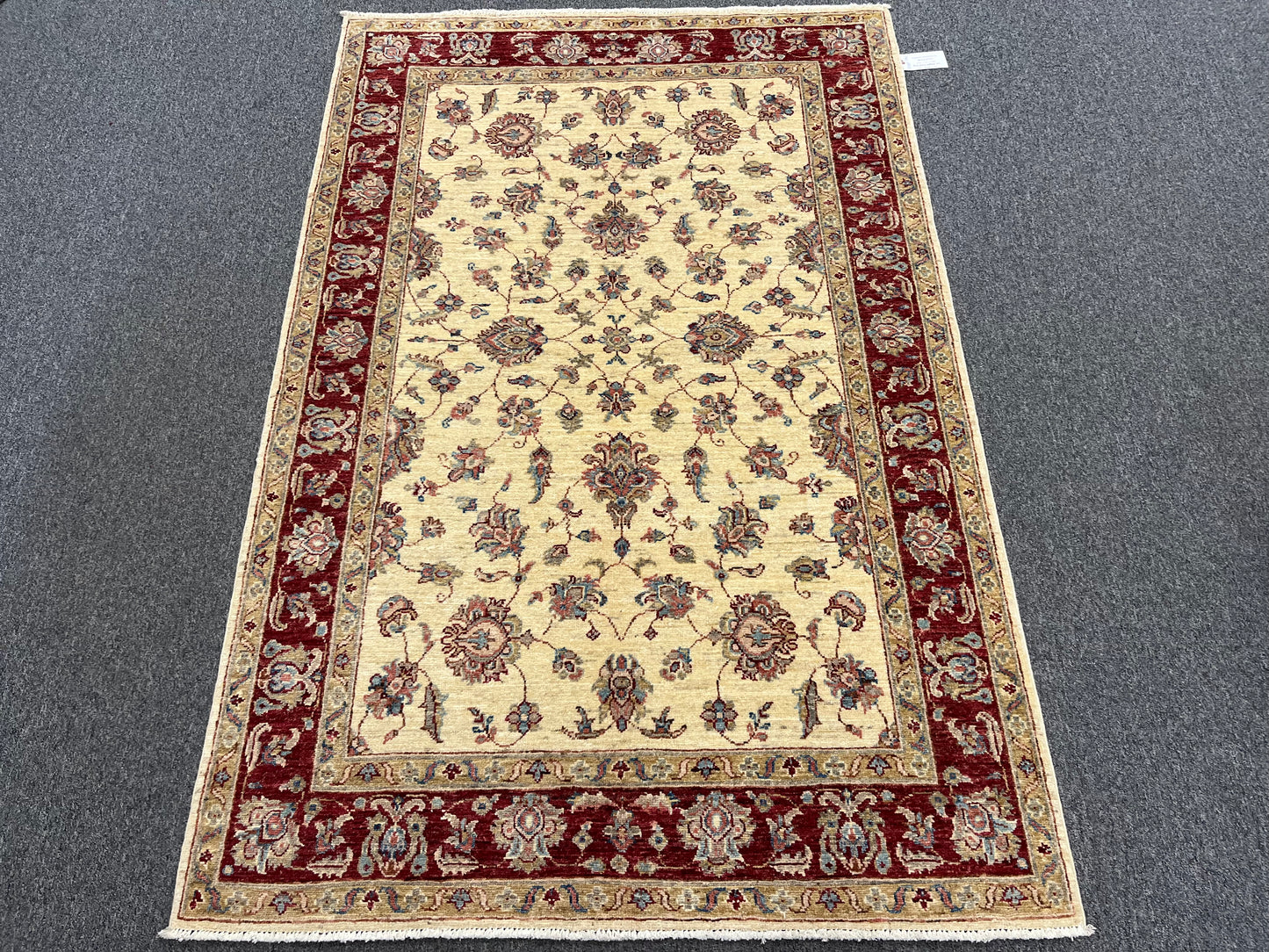 4X6 Zeigler Oushak Handmade Wool Rug # 14235