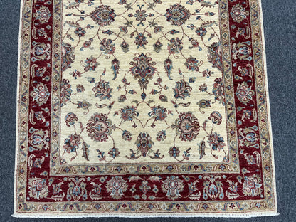 4X6 Zeigler Oushak Handmade Wool Rug # 14235