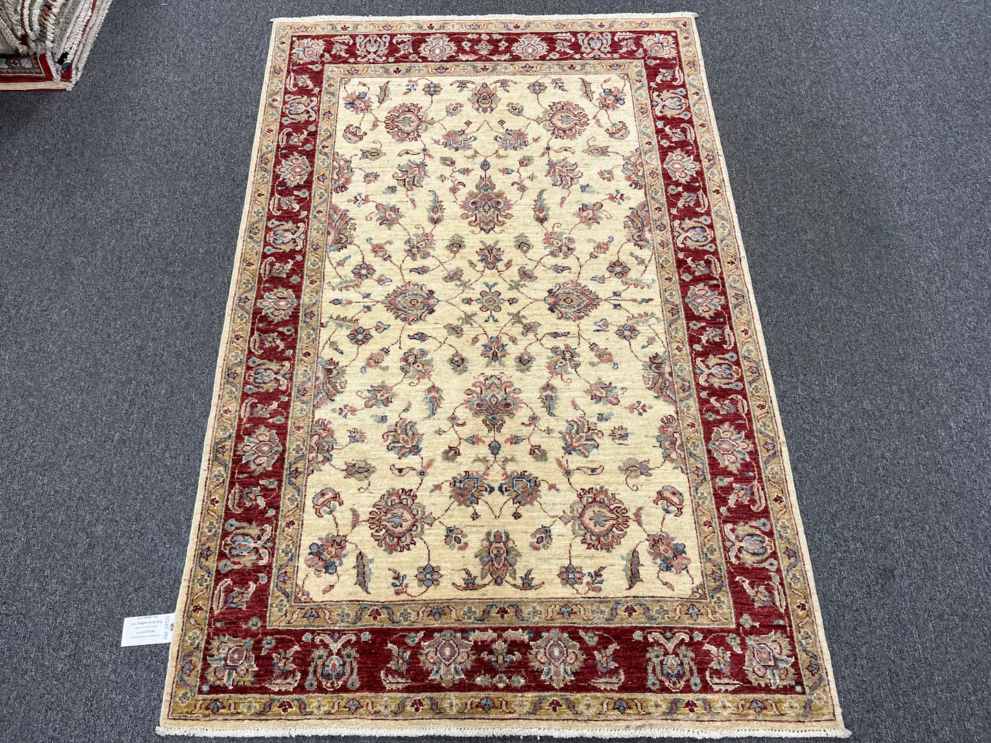 4X6 Zeigler Oushak Handmade Wool Rug # 14235