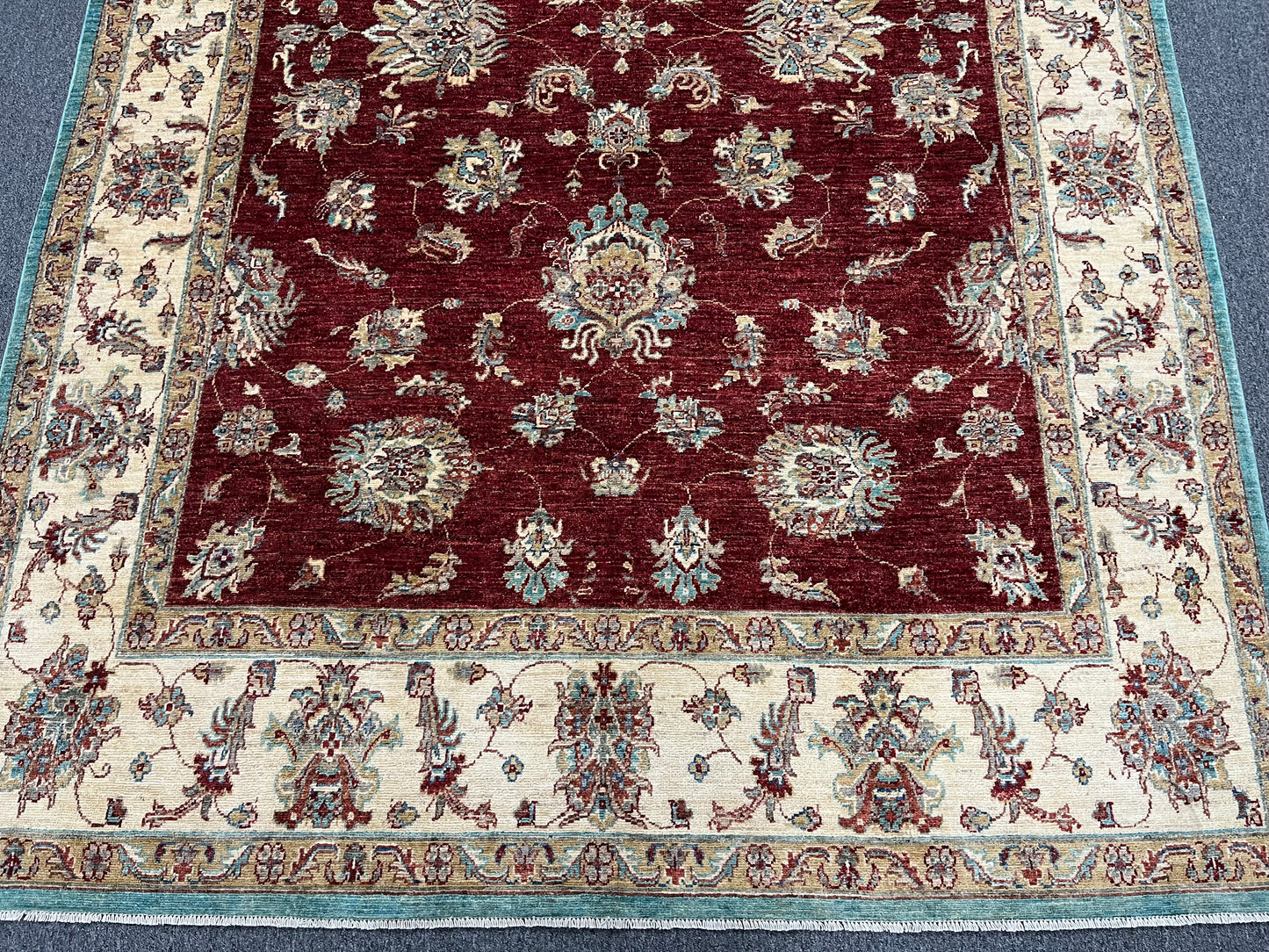 7' X 10' Oushak Ziegler Handmade Wool Rug # 14213