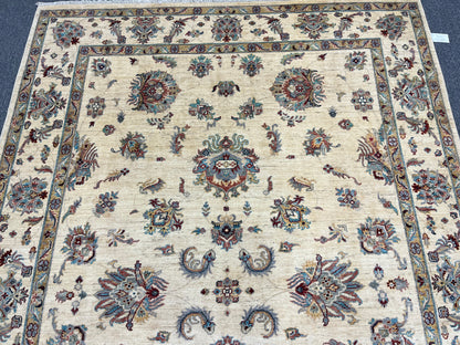 7' X 10' Oushak Ziegler Handmade Wool Rug # 14212