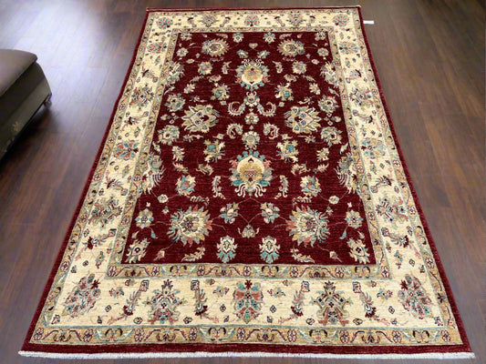 7' X 10' Oushak Ziegler Handmade Wool Rug # 14219