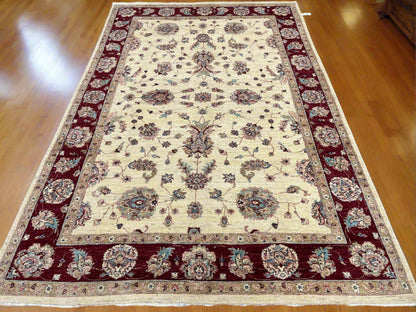 7' X 10' Oushak Ziegler Handmade Wool Rug # 14217