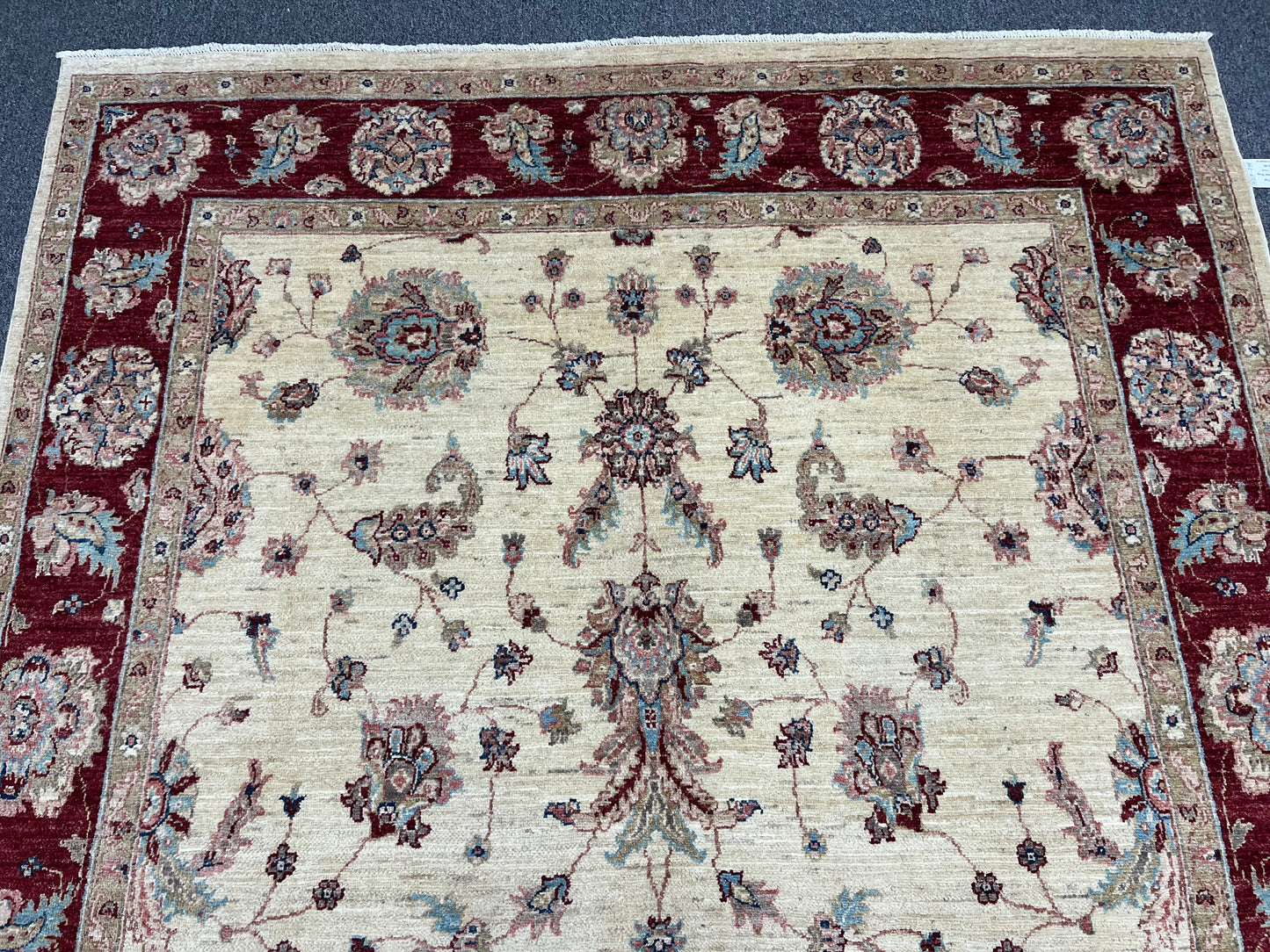 7' X 10' Oushak Ziegler Handmade Wool Rug # 14217