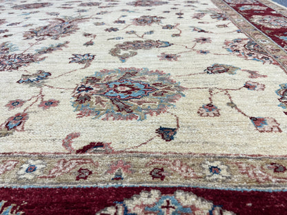 7' X 10' Oushak Ziegler Handmade Wool Rug # 14217