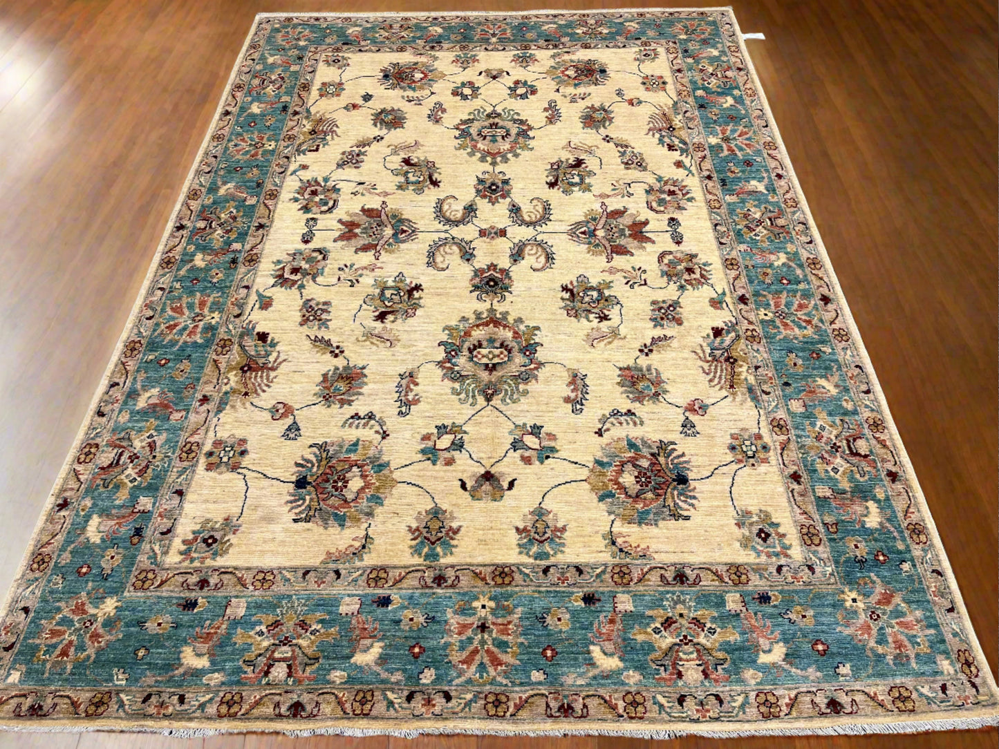 7' X 10' Oushak Ziegler Handmade Wool Rug # 14218