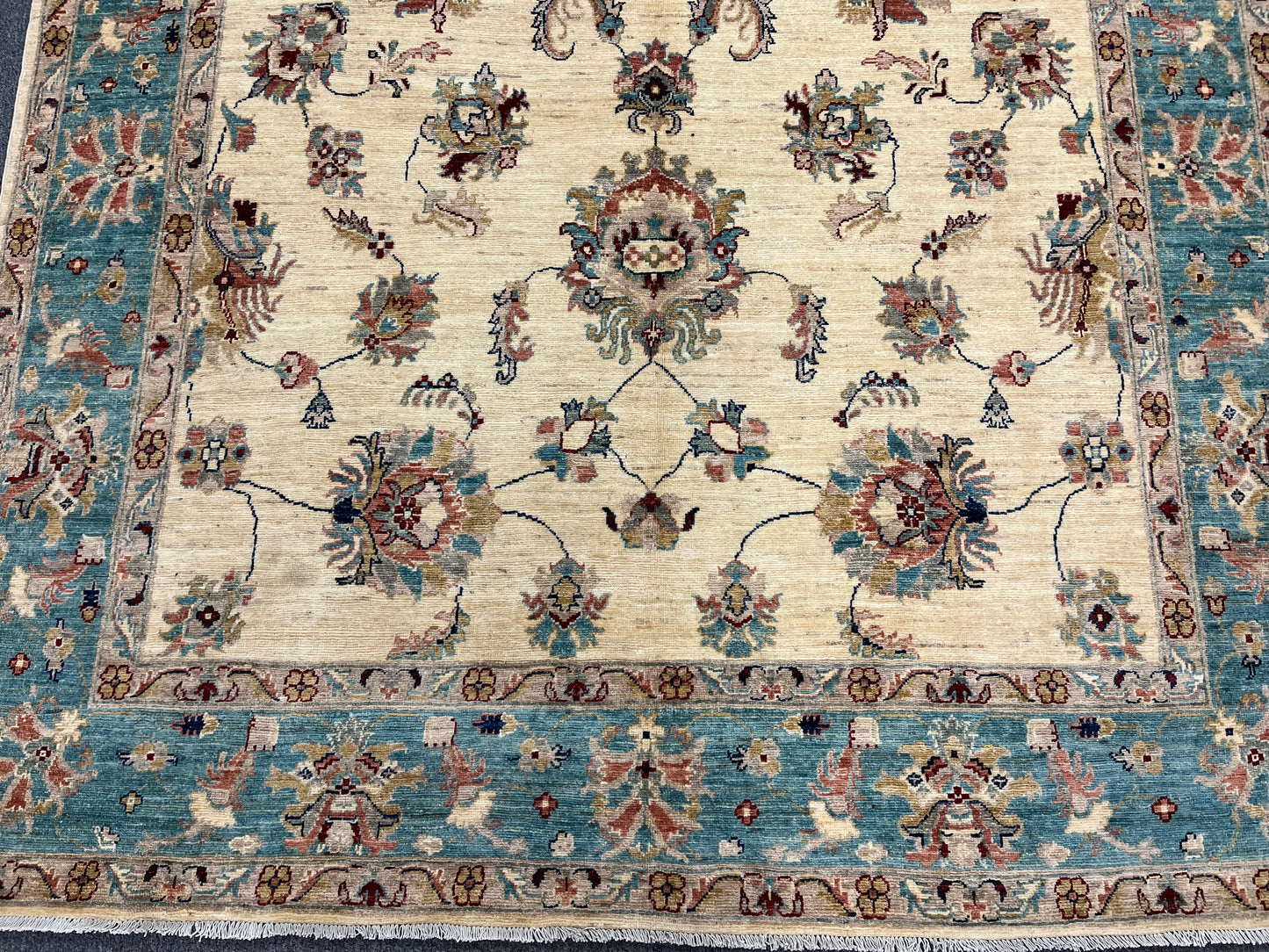 7' X 10' Oushak Ziegler Handmade Wool Rug # 14218