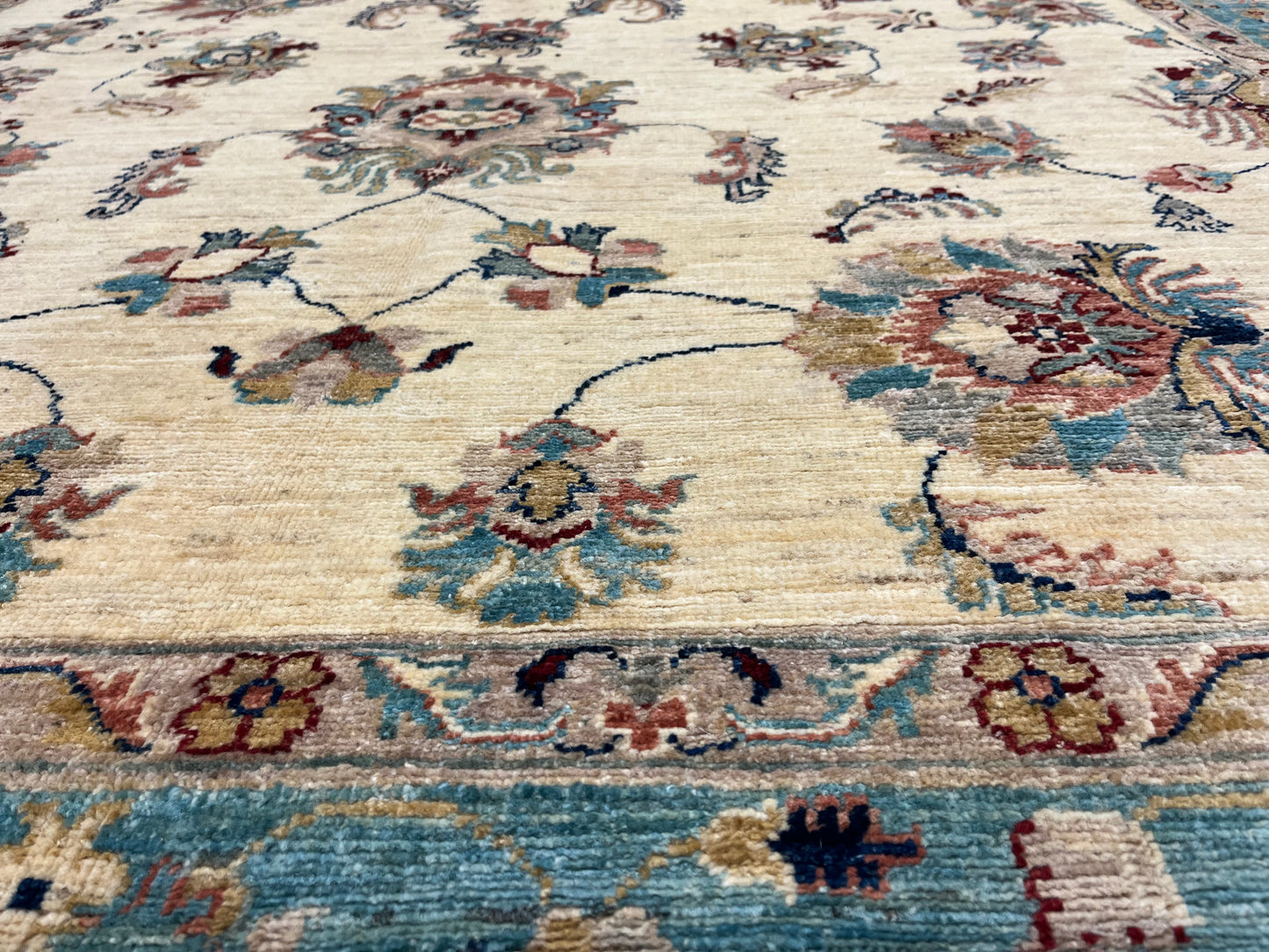 7' X 10' Oushak Ziegler Handmade Wool Rug # 14218