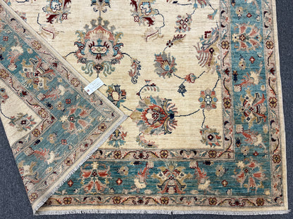 7' X 10' Oushak Ziegler Handmade Wool Rug # 14218