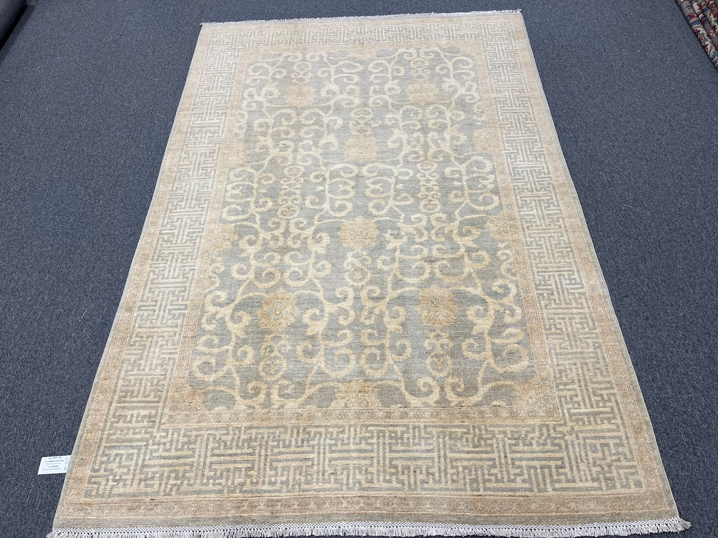 6X9 Oushak Ziegler Handmade Wool Rug # 14273