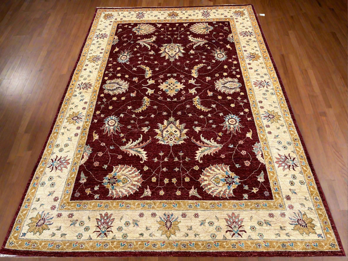 7' X 10' Oushak Ziegler Handmade Wool Rug # 14216