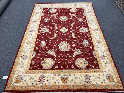 7' X 10' Oushak Ziegler Handmade Wool Rug # 14216