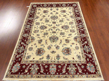 Oushak Ziegler 7X10 Handmade Wool Rug # 14230