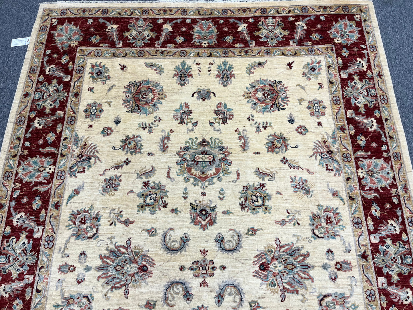 Oushak Ziegler 7X10 Handmade Wool Rug # 14230