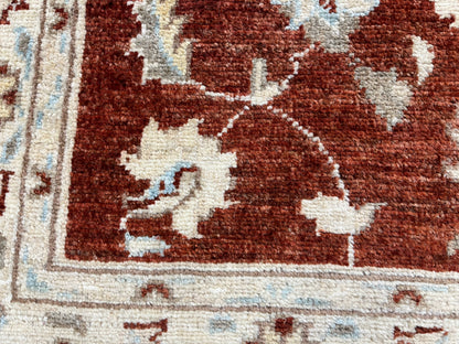 Oushak 2' 8"X10' Handmade Wool Runner Rug # 14240