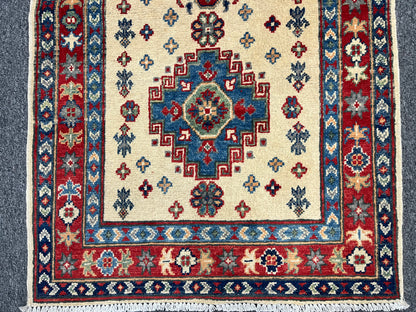 Kazak Tribal 2' 8"X10' Handmade Wool Runner Rug # 13677