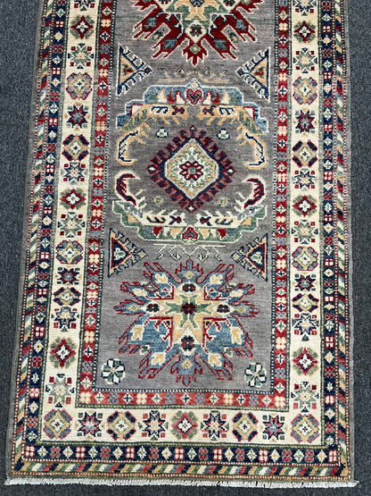 Kazak Tribal 2' 9"X8' Handmade Wool Runner Rug # 13729