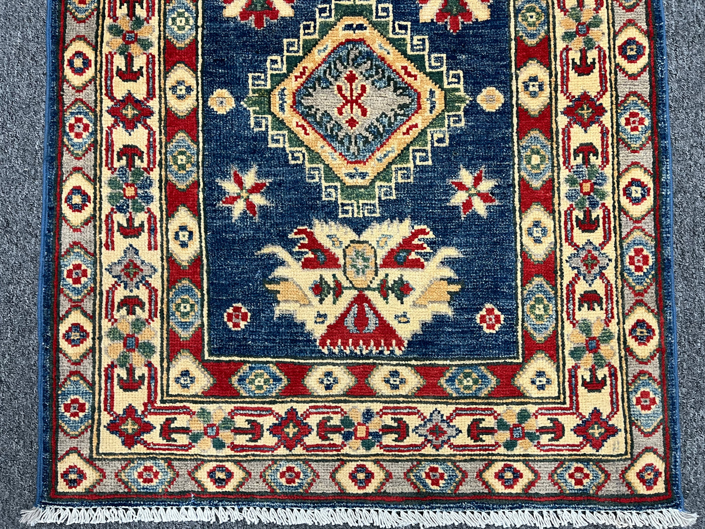 Kazak Tribal 2' 6"X7' Handmade Wool Runner Rug # 13678