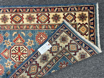 Kazak Tribal 2' 7"X10' Handmade Wool Runner Rug # 13675