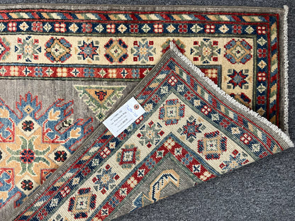 Kazak Tribal 2' 8"X7' Handmade Wool Runner Rug # 13680