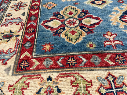 Kazak 4X6 Handmade Wool Rug # 13930