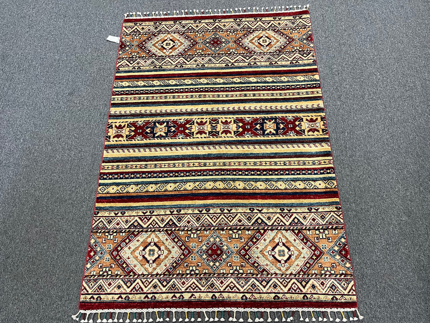 Tribal Khorjin 4X6 Handmade Wool Rug # 11310