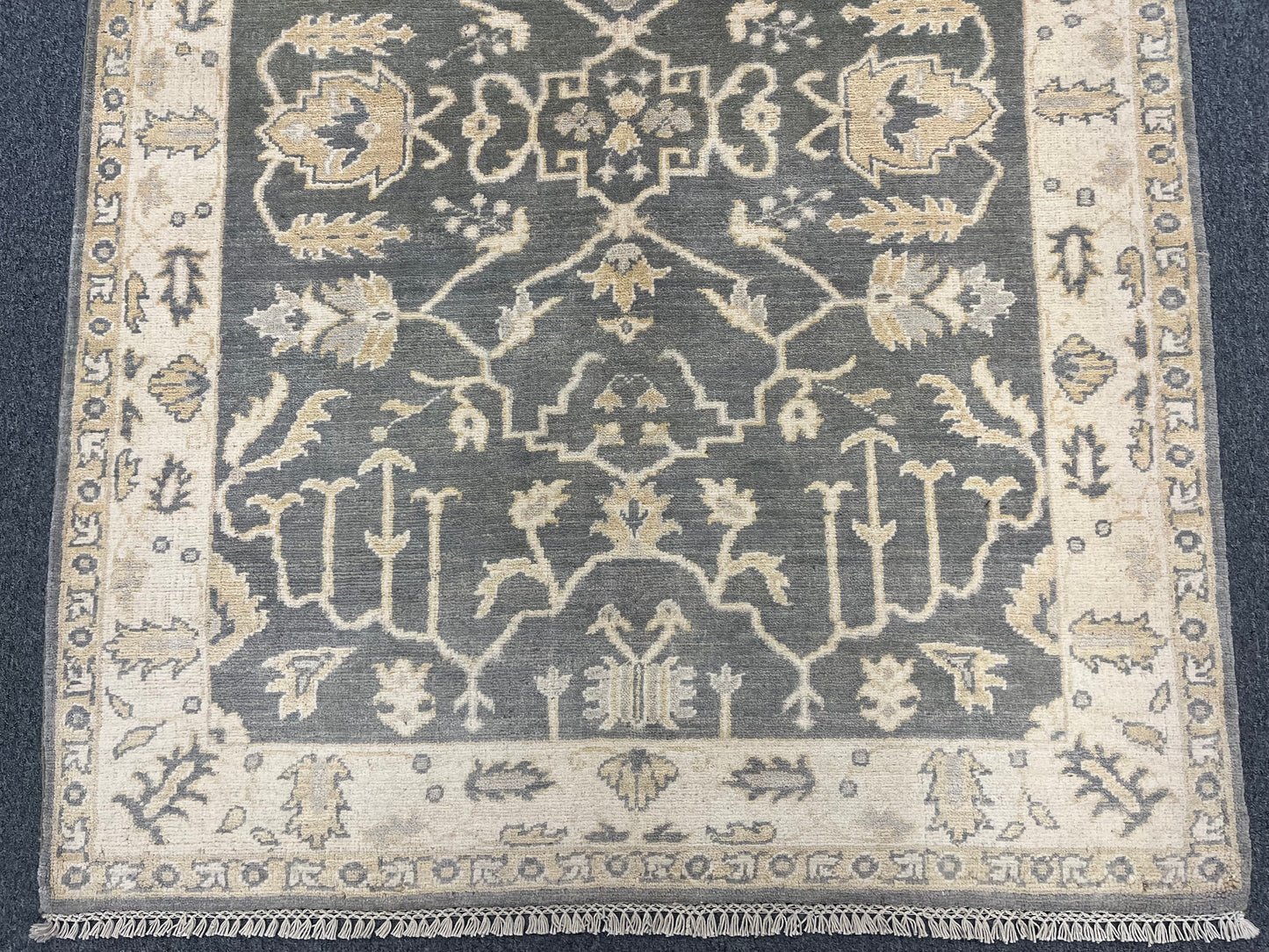 4X6 Turkish Oushak Handmade Wool Area Rug # 11540