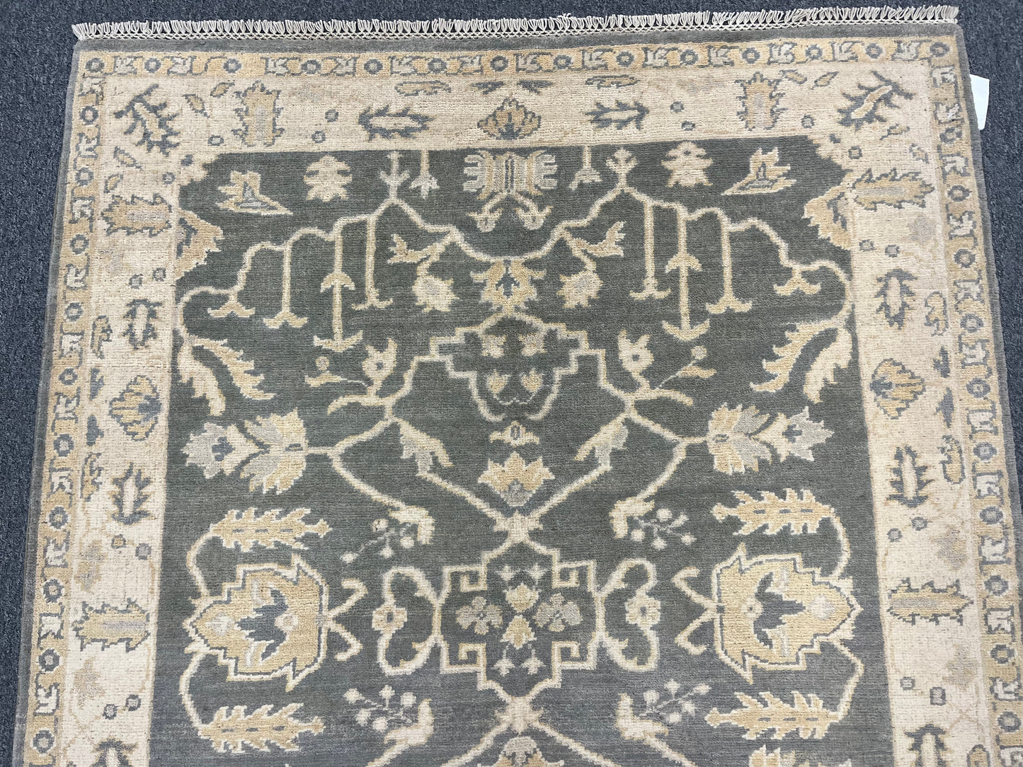 4X6 Turkish Oushak Handmade Wool Area Rug # 11540