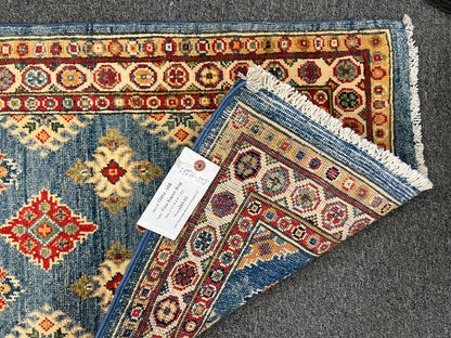 2X3 Blue Kazak Handmade Wool Rug # 13884