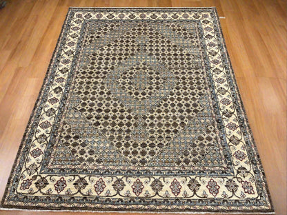 Gray/Mamluk Vintage Oushak 8X10 Handmade Wool Rug # 14310