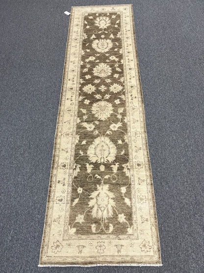 Oushak Chobi Runner 2' 8"X10' Handmade Wool Rug # 9800