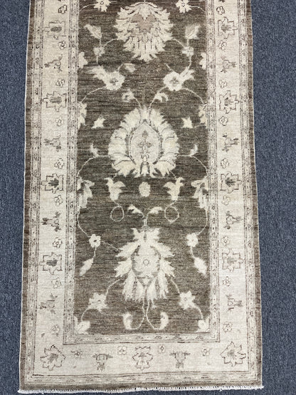 Oushak Chobi Runner 2' 8"X10' Handmade Wool Rug # 9800