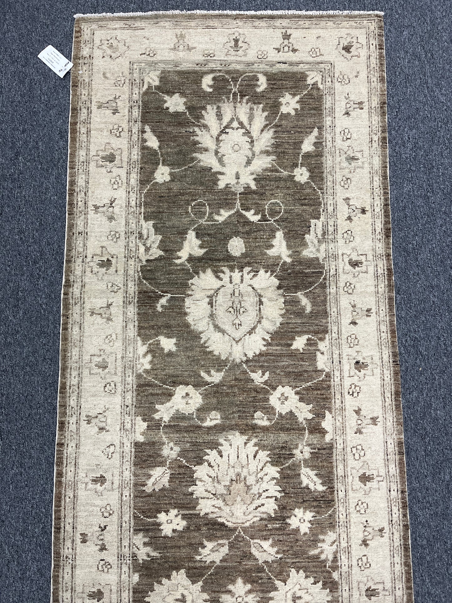 Oushak Chobi Runner 2' 8"X10' Handmade Wool Rug # 9800