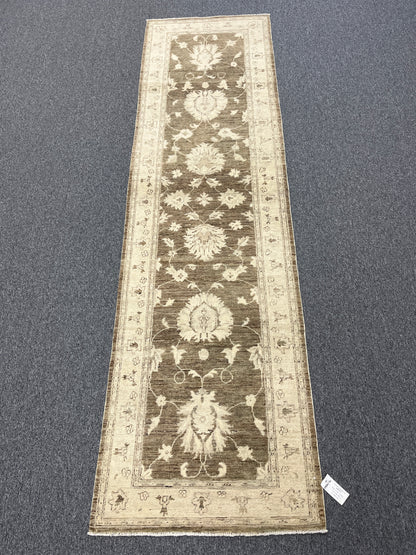 Oushak Chobi Runner 2' 8"X10' Handmade Wool Rug # 9800