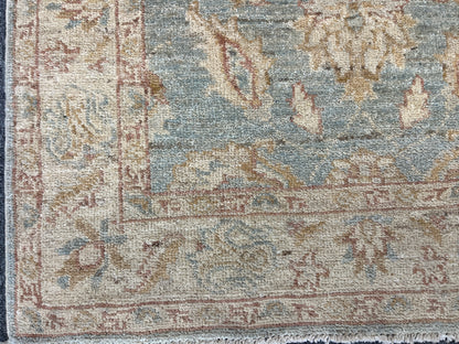 Oushak Chobi Runner 2' 7"X10' Handmade Wool Rug # 9850