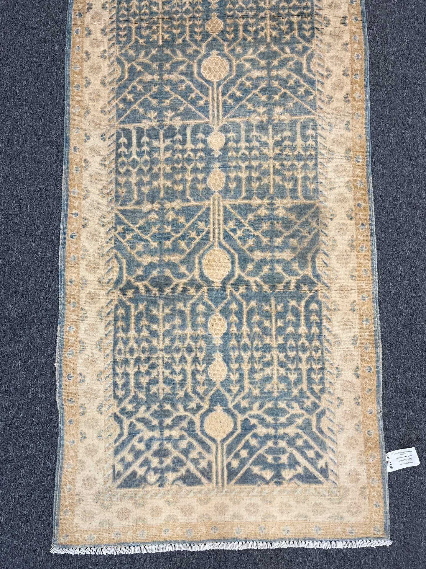 Oushak Runner 2' 6"X10' Handmade Wool Rug # 11178