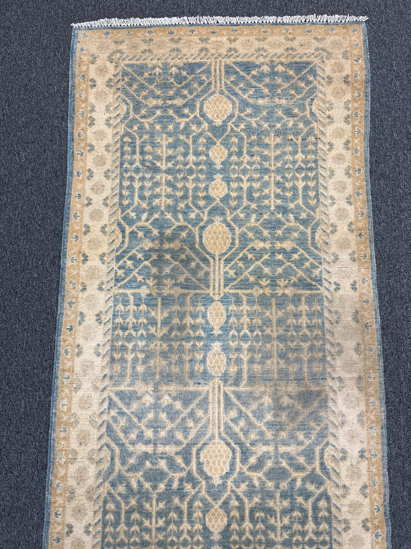 Oushak Runner 2' 6"X10' Handmade Wool Rug # 11178