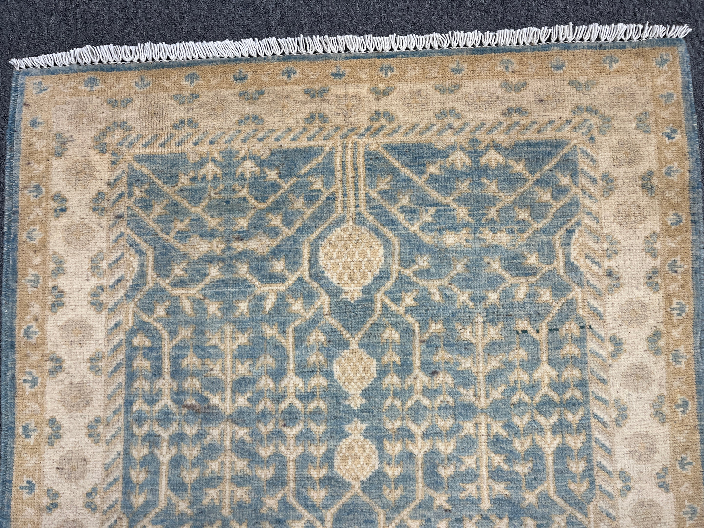 Oushak Runner 2' 6"X10' Handmade Wool Rug # 11178