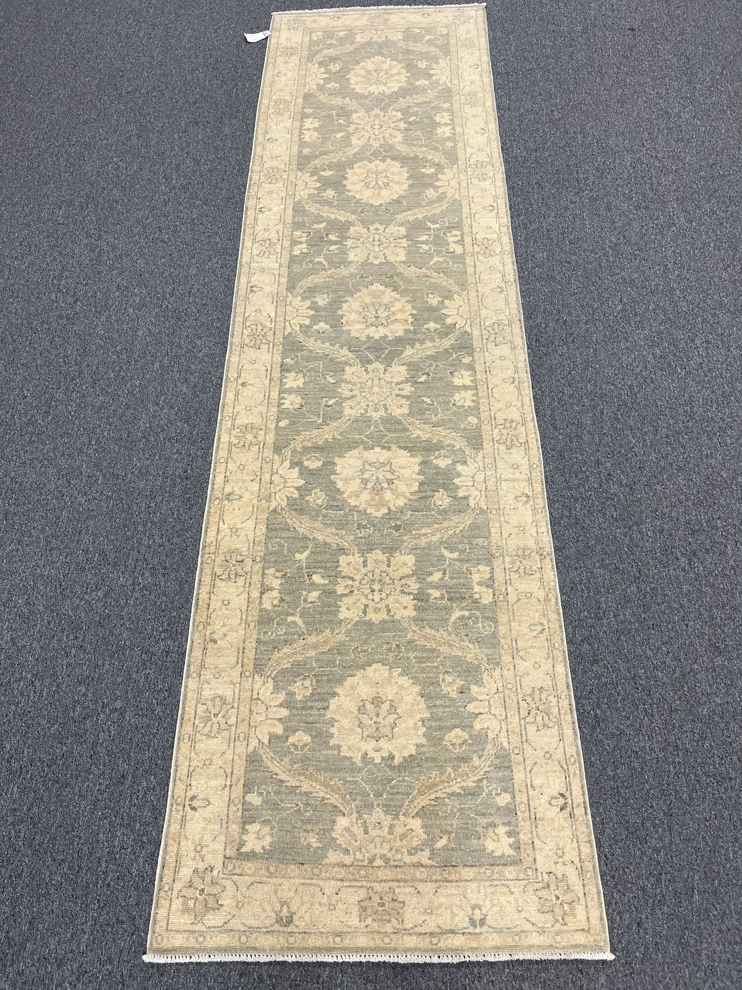 Oushak Ziegler  2' 7"X10' Handmade Wool Runner Rug # 9641