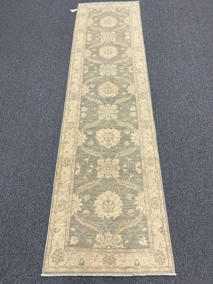 Oushak Ziegler  2' 7"X10' Handmade Wool Runner Rug # 9641