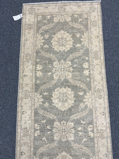 Oushak Ziegler  2' 7"X10' Handmade Wool Runner Rug # 9641