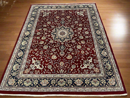 9X12 Pak Persien Keshan Handmade Wool Rug # 14559