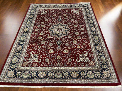 9X12 Pak Persien Keshan Handmade Wool Rug # 14559