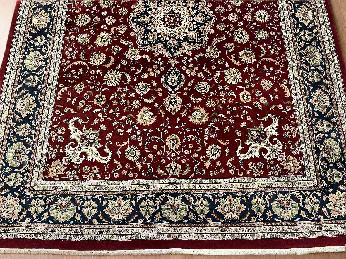 9X12 Pak Persien Keshan Handmade Wool Rug