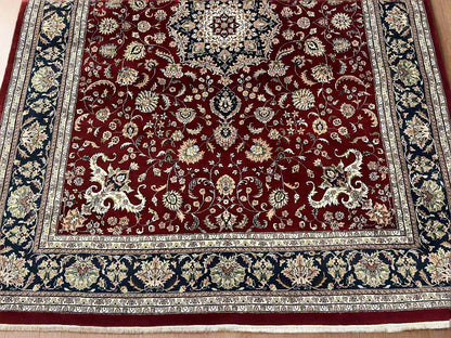 9X12 Pak Persien Keshan Handmade Wool Rug # 14559